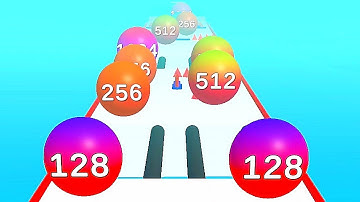 Ball Merge 2048 - Color Ball Run & Rush 4096 ! All Levels Gameplay (149-154) android, ios