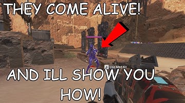 How to make the Dummies in the Firing Range come ALIVE! (Apex Legends)