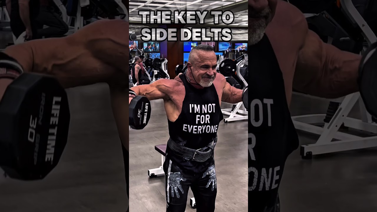 How to grow your side deltoids #workout #motivation #muscle #workouttips #shoulders