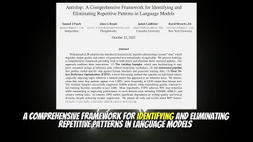 Antislop: A Comprehensive Framework for Identifying and Eliminating Repetitive Patterns in Language