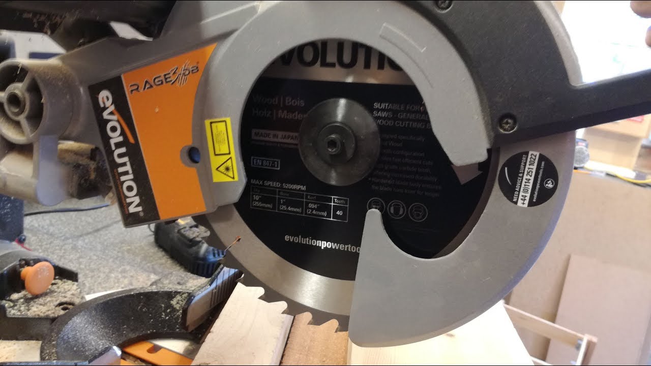 A wood blade for Evolution saws YouTube