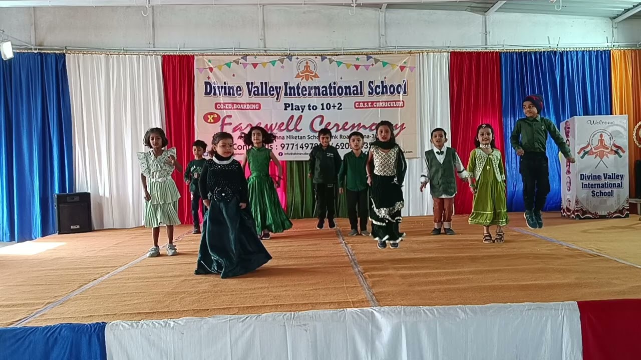 NURSARY LITTLE CHAMPS PERFORM IN FAREWELL CELEBRATION IN CLASS X 