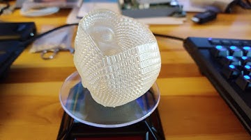 Monoprice MP Mini SLA 3D Printer - First resin print - Mesh Skull