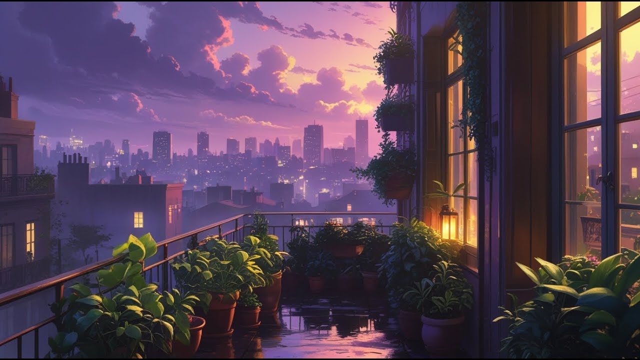 Evening Calm with Lo-Fi Beats 🌧️ Rainy Music for Focus, Sleep, or Mental Clarity