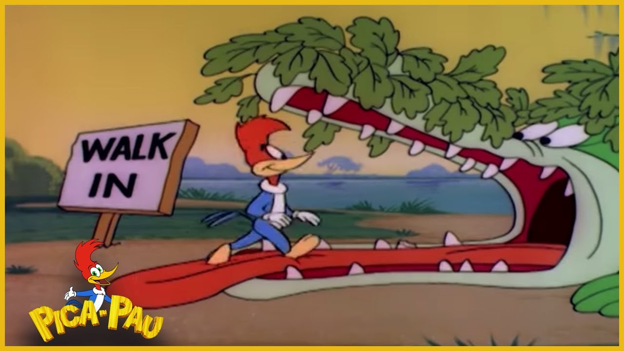 Pica-Pau em Português | invasão de pântano | Desenhos para crianças