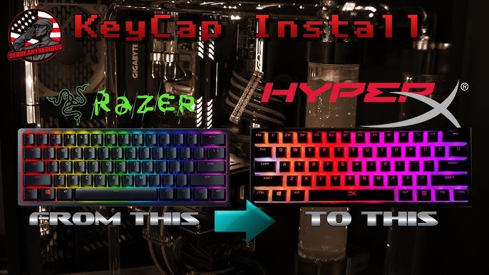 🟪 PUDDING KEYCAPS en Razer Hunstman Mini 🔥 Ducky One 2 🌈 GK61