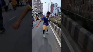 skating stunt, don't try it without any training #skating #skater #skate #skatersharif #reels