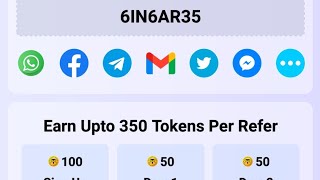 Diamond Walla app free redeem code 6IN6AR35 use & get 100 cion screenshot 3