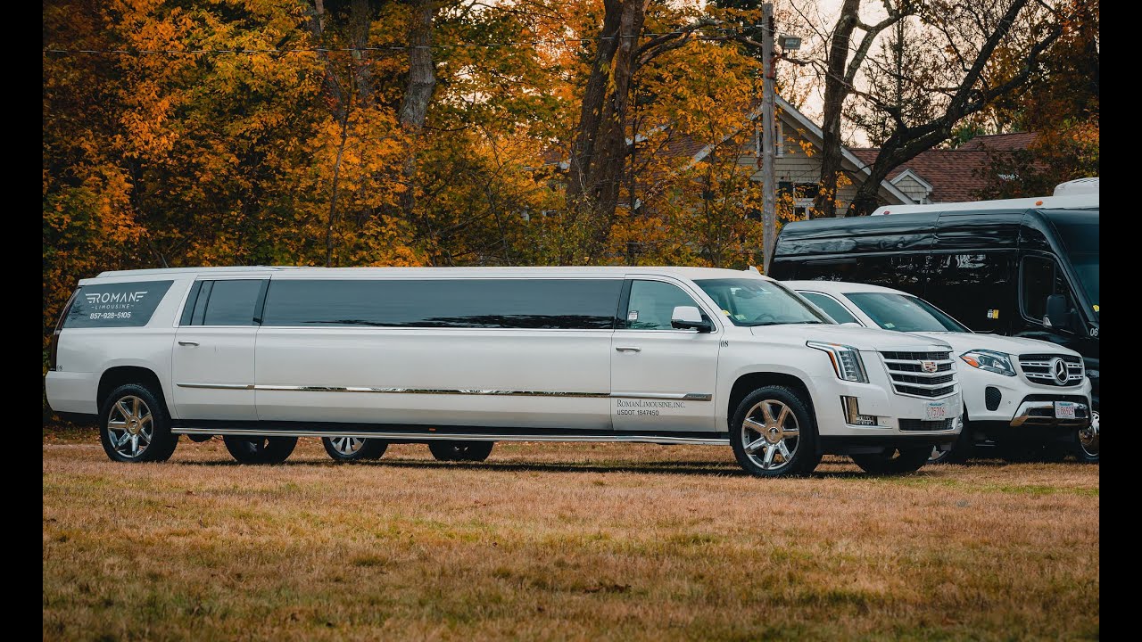Becker Cadillac Escalade ESV executive mobile office limousine featuring a  26” stretch with lengthened rear doors 🔥 - #limousine #limo #mobileoffice  #cadillac #escaladesv, image size:1280x720