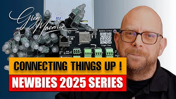 Wiring your first Pixel Controller, Pixels & Power Supply #Pixels #HolidayLighting #Baldrick