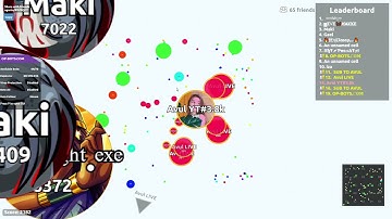 AGAR.IO SERVER TAKEOVER WITH BOTS #222 || OP-BOTS.COM