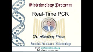 Real Time PCR Lecture (Part 2)