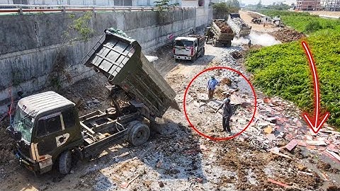 Ep22.Next Level,Building New Road Bulldozer Push Soil Filli Width Road To Protect Do Not Landslides