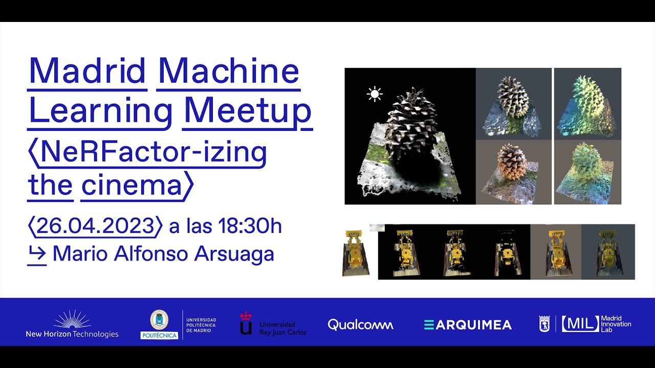 Madrid Machine Learning VII: Nerfactorizing the Cinema - YouTube