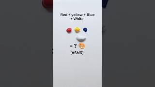 Information How to mix a realistic Skin Tone using ONLY primary colors + White! 🔴💛🔵⚪ #colormixing #asmr Update