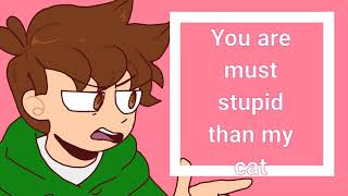 Looking like this meme |Eddsworld Purple Sea AU | {Edd VS Tord}