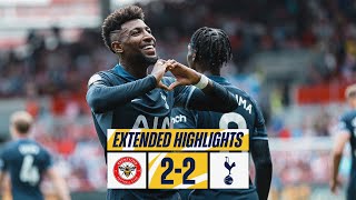 BRENTFORD 2-2 TOTTENHAM HOTSPUR // PREMIER LEAGUE EXTENDED HIGHLIGHTS