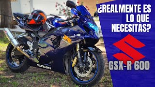 Motos deportivas ¿Valen la pena? || SUZUKI GSX-R 600