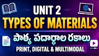Unit 2 Types of Materials  ( ELT ) 
