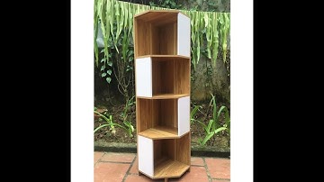 Hướng dẫn lắp kệ ngũ giác để góc tường