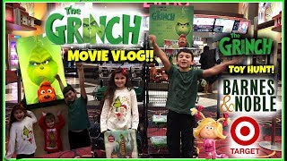 The Grinch Movie Vlog 2018 Target And Barnes Noble Toy Hunt Opening Grinch Ornaments