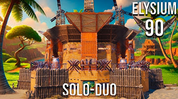 ELYSIUM - SOLO/DUO for 90+ ROCKETS! 5 WALLS/5 BUNKERS/SMALL UPKEEP [rust base design]