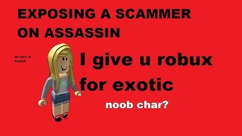 Exposing Assassin Scammer!