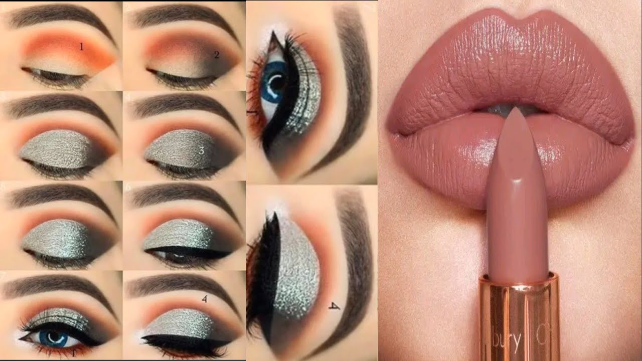 Simple Perfect soft eyes makeup look tutorial step by step walima eyes makeup tutorial 👀💄
