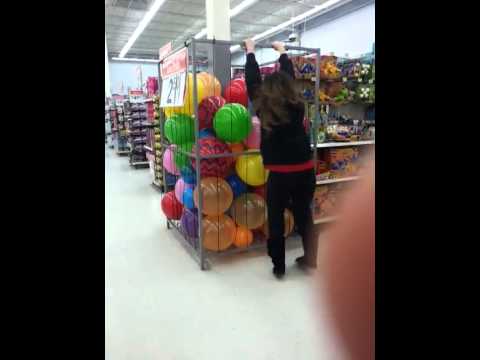 Girl Falls Into Walmart Ballpit [Original Video]