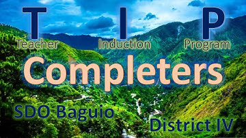 T I P Teacher Induction Program Completers