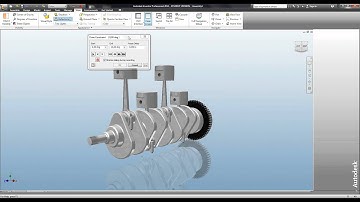 Angle constraint for a engine mechanism with autodesk Inventor