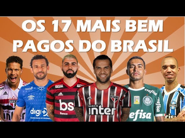 Os 10 jogadores mais bem pagos do Brasil