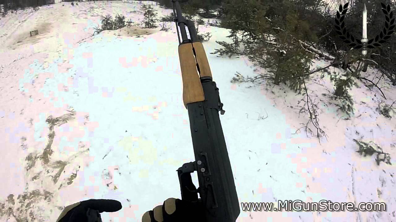 FULL AUTO AK 47 WASR-10 POV HEAD CAM Machine Gun autodesk
