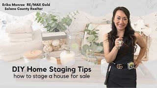 Home Staging Tips  How to stage a house for sale  DIY tips for home staging  Staging on a budget