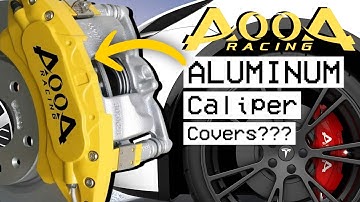 AOOA Racing Brake Caliper Covers - 3D Scanned, Aerospace Aluminum Covers | SEMA Show 2025 First Look