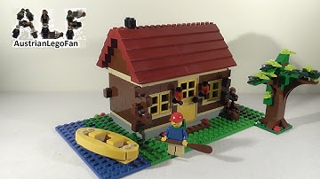 Lego Creator 5766 Log Cabin / Blockhaus - Lego Speed Build Review