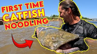 1st time Catfish Noodling **Beginner MUST SEE**