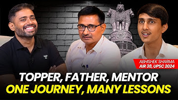 The Best Advice That Will Blow Your Mind | UPSC AIR 38 Abhishek
