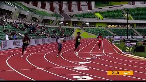 Nike outdoor nationals 400m championship heat fina...