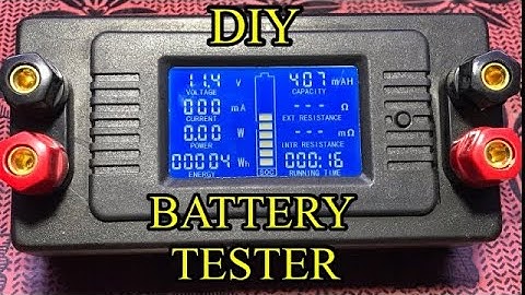 Battery Tester |  PZEM-015 #diy #batterytester #lithium #lifepo4battery #tubularbattery