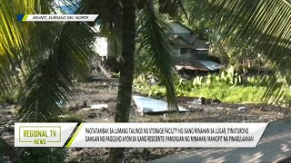 Regional TV News: Mahigit 20 kabahayan, nasira ng landslide sa Mainit, Surigao del Norte