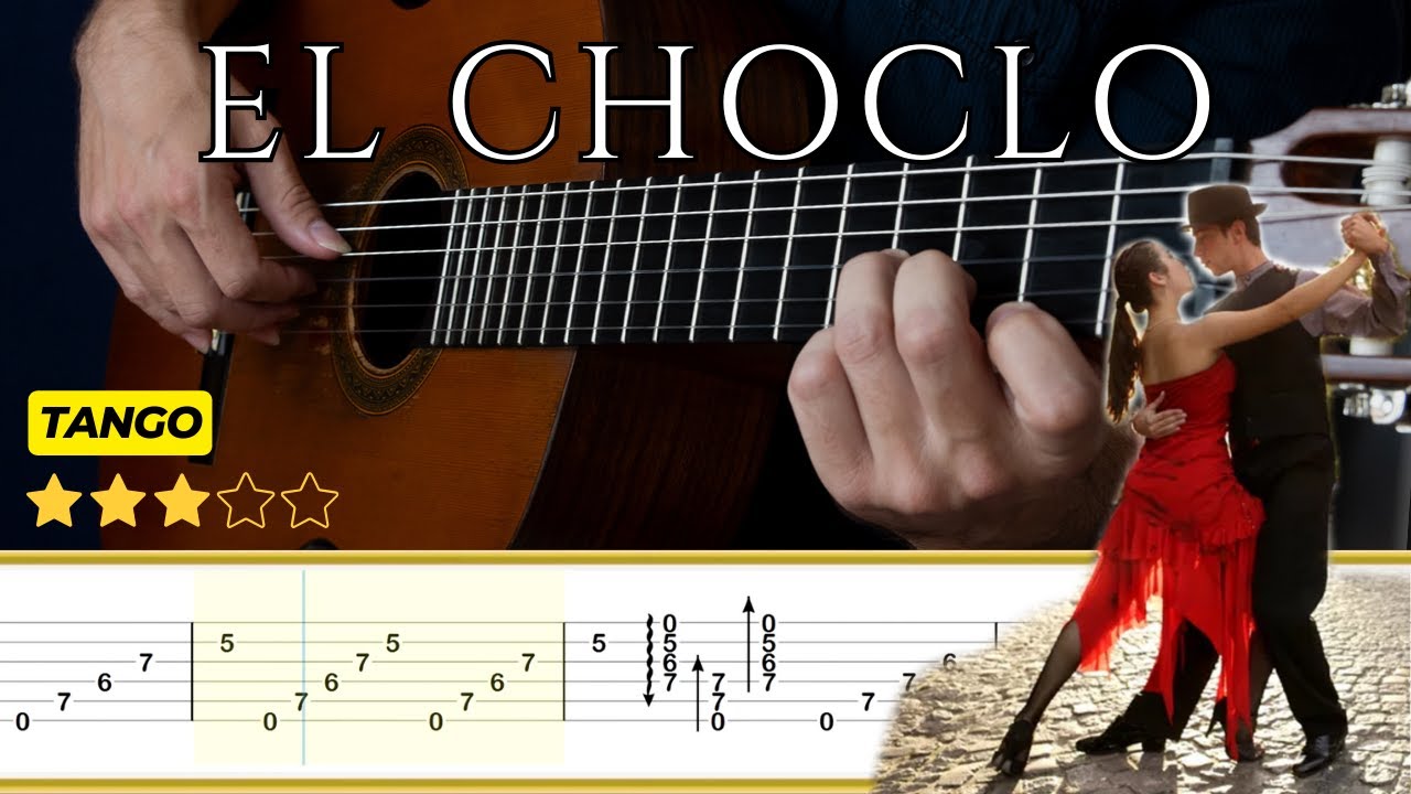 EL CHOCLO (Tango) 🎸 Ángel Villoldo || Tutorial para Guitarra Clásica + TABS