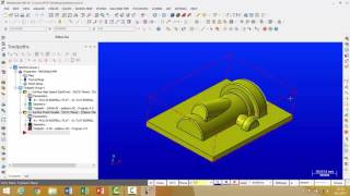MASTERCAM X8 OPTİCORE ROUGH PARALEL FİNİSH