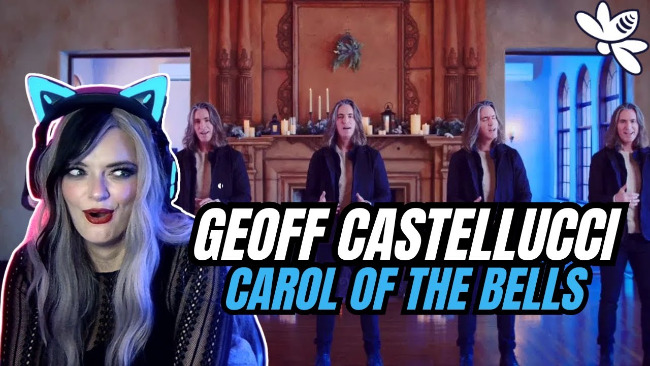 Реакция на CAROL OF THE BELLS | Версия бас-гитариста | Джефф Кастеллуччи | Реакция девушки