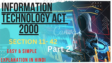 Information Technology Act ,2000 Part 2 || #mpadpo