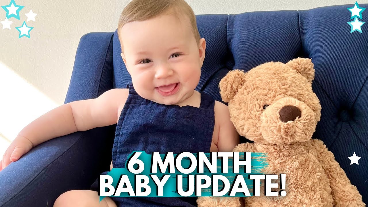 SIX MONTH OLD BABY UPDATE! Sleeping, Eating, Playing & Baby Milestones