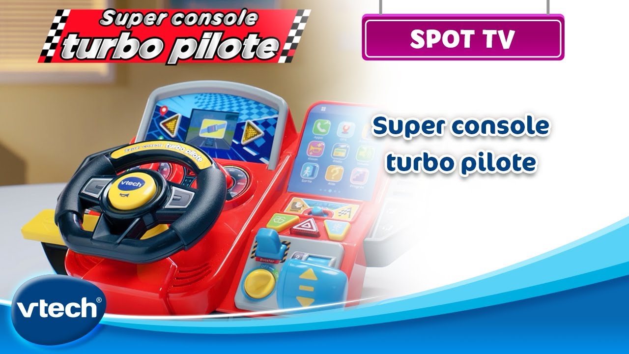 Super console turbo pilote - Simulateur de conduite interactif