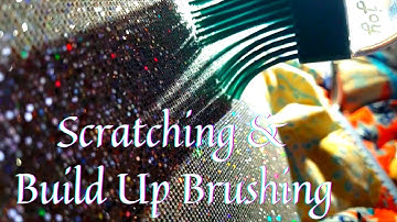 ASMR | Spastic Build Up Brushing On Glitter Paper & Scratching [No Tapping, Not Much Talking]