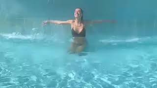 Ertugrul Gokce In Bikini Seducing Video In Swimming Pool