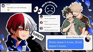 [13+] || BNHA Texts || “Scotty Doesn’t Know” Lyric Prank || Deku is Cheating on Todoroki!!